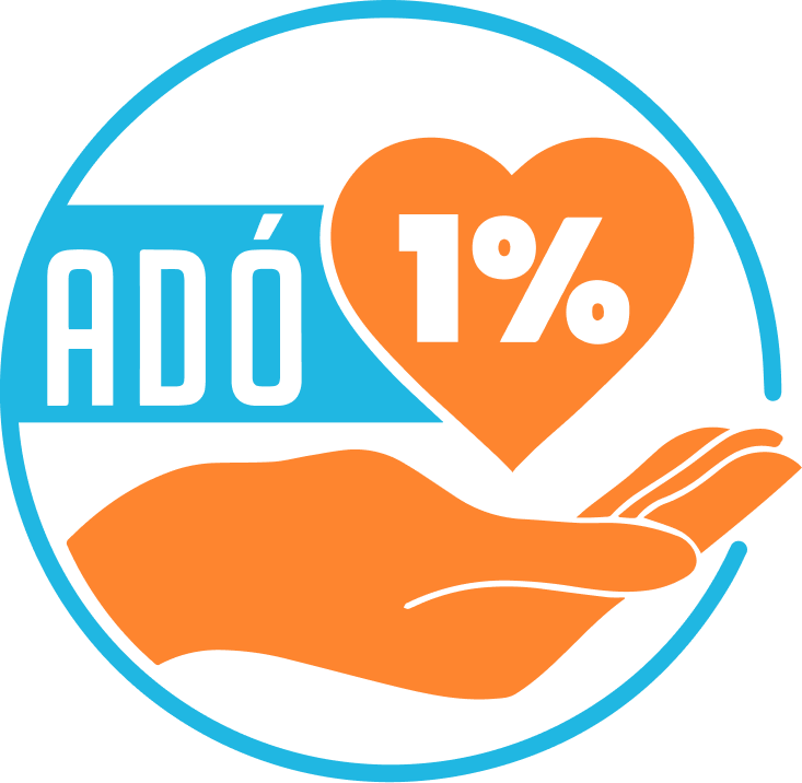 Adó 1% logó
